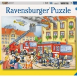 Ravensburger sestavljanka gasilci, 100 kosov