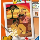 CreArt Disney: Levji kralj – slikanje po številkah