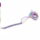 Barvne pletilne vrvice 100 cm – komplet 35 kosov