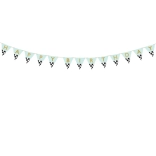 Zastava Happy Birthday s pokali 2,5 m