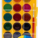 Vodene barve ASTRA 24 kos Ø 25 mm s čopičem