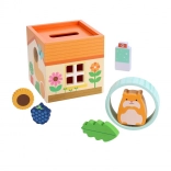 Petit Collage hišica za hrčka Huga – leseni mini komplet