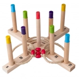 Lesena igra z metanjem obročev WOODY