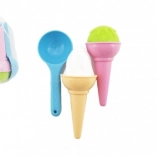 Komplet modelčkov za sladoled iz peska