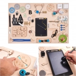 Lesena manipulativna tabla