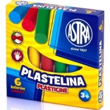 Plastelina ASTRA – komplet 6 barv