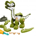 Dinozaver z vijačno okostje zelen