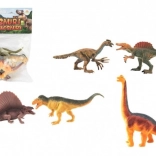 Plastični dinozavri 16–18 cm, set 5 kos