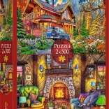Trefl puzzle Izlet v gore 2×500 koščkov