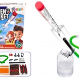 ekološka vodna raketa na stisnjen zrak – znanstveni poskusi za otroke (23 delov)