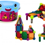 Magnetni kompleti s podsvetlitvijo v vedru 80 kosov