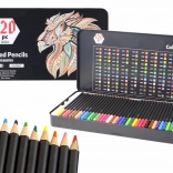 Komplet vrhunskih barvic 120 kosov različnih odtenkov