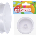 Prozorna najlonska vrvica za kroglice 0,6 mm, 14 m