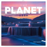 Notique notesni koledar Naš planet 2026, 30 x 30 cm