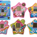 Žepna elektronska igra TETRIS v obliki zvezde – vijolična