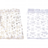 Vrečka za darila iz organze s snežinkami 25x35 cm Božič