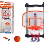 Domači koš za košarko z žogo in tlačilko, nastavljive višine