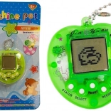 Elektronska igra TAMAGOTCHI zelena s kratko verižico