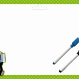 Dvostranska brisalna risalna podloga Krtek A4