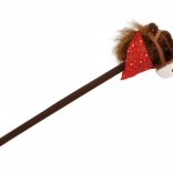 otroški plišasti konj na palici