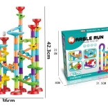 krožna steza za kroglice – konstrukcijski set 113 delov
