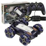 Daljinsko vodeni avto z vsesmernimi kolesi in upravljanjem z gestami