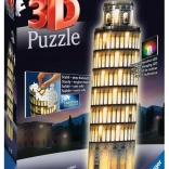 Ravensburger Svetleči 3D puzzle Nočna izdaja Poševni stolp v Pisi