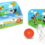 Krtkova košarka – viseči koš za košarko z žogico za na vrata