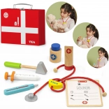 Leseni zdravniški komplet v kovčku VIGA