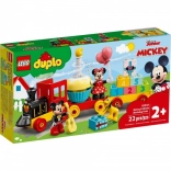 LEGO DUPLO Disney rojstnodnevni vlak z MICKEY MOUSE in MINNIE