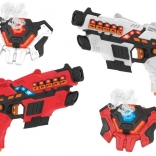 Komplet laserskega orožja + ščiti s funkcijo dima