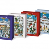 Božična darilna vrečka L z motivi JOSEF LADA