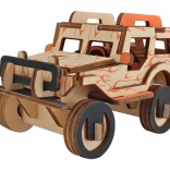 Lesena 3D sestavljanka Jeep