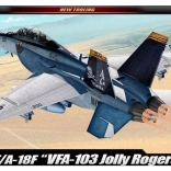 Plastični model letala F/A‑18F USN VF‑103 JOLLY ROGERS 1:72