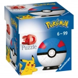 Ravensburger 3D sestavljanka 3D Pokémon Great Ball – 54 kosov