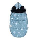 Razkošna zimska spalna vreča New Baby Zvezdice za voziček in avtosedež