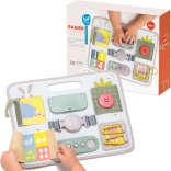 Aktivna zapenjalna tabla TAF TOYS za razvoj fine motorike