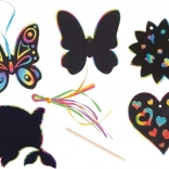 Goki praskanke mavrične sličice za obešanje – mešanica motivov