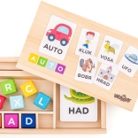 Woody sestavi besede – izobraževalna igra za otroke