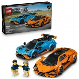 lego speed champions lamborghini revuelto in huracán sto – dvojni komplet dirkalnih avtomobilov