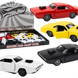 Pogonski avtomobili 1:32 Luči Zvok Kovina Bela Rdeča Črna Rumena