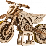 Lesene 3D sestavljanke motor MotoCross WOODEN CITY (88 delov)