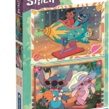 Sestavljanka Stitch - Havajska zabava 2x60 koščkov