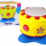 Velik interaktivni glasbeni boben s svetlobami 19 cm