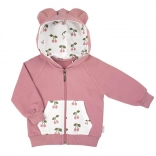 Otroška jopa s kapuco Nicol Emily, 0–3 mesece