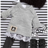 Oblačilo za punčko PENELOPE 34 cm z čeveljčki