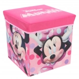 Zložljiv shranjevalni box in tabure Minnie Mouse Cozy Noxxiez