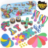 Clixo Wheel Creator magnetna sestavljanka 72 kosov