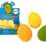 Antistres žogica za stiskanje v obliki jackfruita – raztegljiva gumijasta igrača