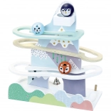 Vilac leseni tobogan za kroglice Island